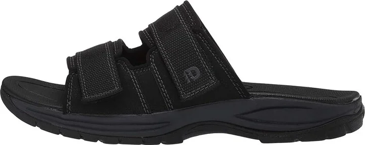 Dunham Newport Slide Water Friendly Men's Shoes Black : 7 D (M), Textile - Image 7