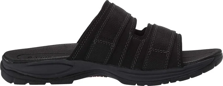 Dunham Newport Slide Water Friendly Men's Shoes Black : 7 D (M), Textile - Image 8