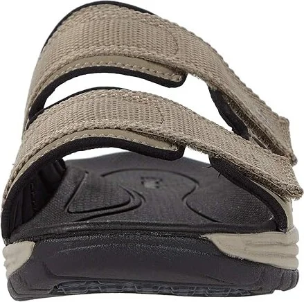 Dunham Newport Slide Water Friendly Men's Shoes Taupe Grey : 9 D (M), Textile - Image 6