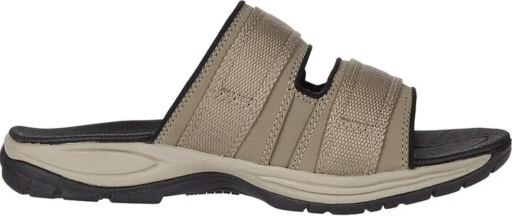 Dunham Newport Slide Water Friendly Men's Shoes Taupe Grey : 9 D (M), Textile - Image 8