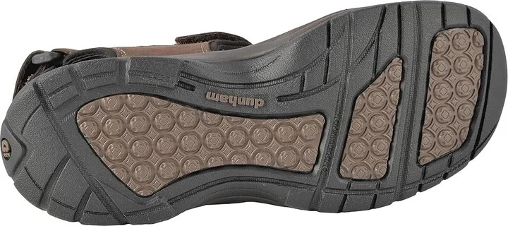 Dunham Nolan-Dun 2 Strap Men's Sandals Brown : 7 D (M), Full Grain leather - Image 4