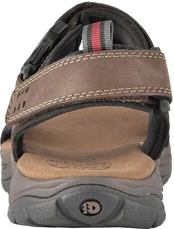 Dunham Nolan-Dun 2 Strap Men's Sandals Brown : 7 D (M), Full Grain leather - Image 5