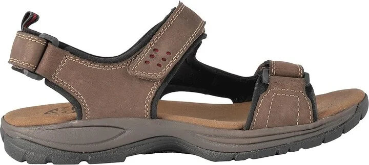 Dunham Nolan-Dun 2 Strap Men's Sandals Brown : 7 D (M), Full Grain leather - Image 8