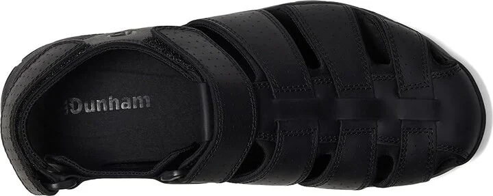 Dunham Norwood Men's Dress Sandals Black Leather : 11 4E - Image 2