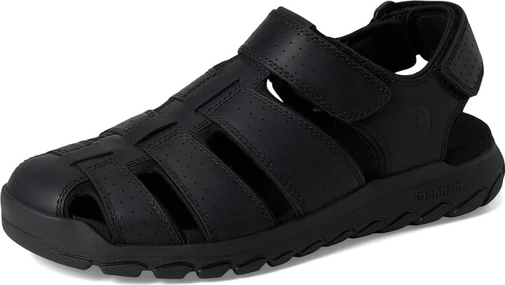 Dunham Norwood Men's Dress Sandals Black Leather : 11 4E - Image 5