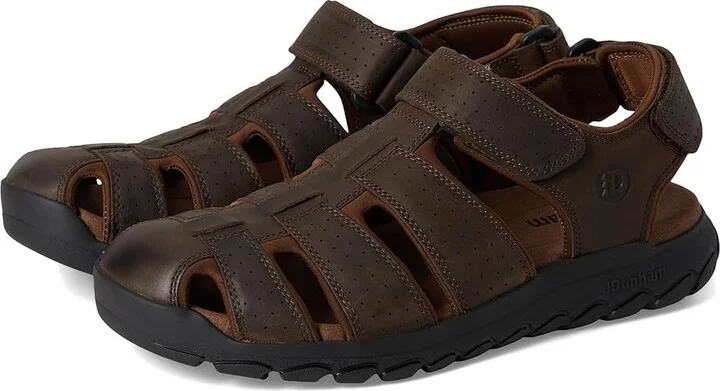 Dunham Norwood Men's Dress Sandals Dark Brown Leather : 16 D (M)