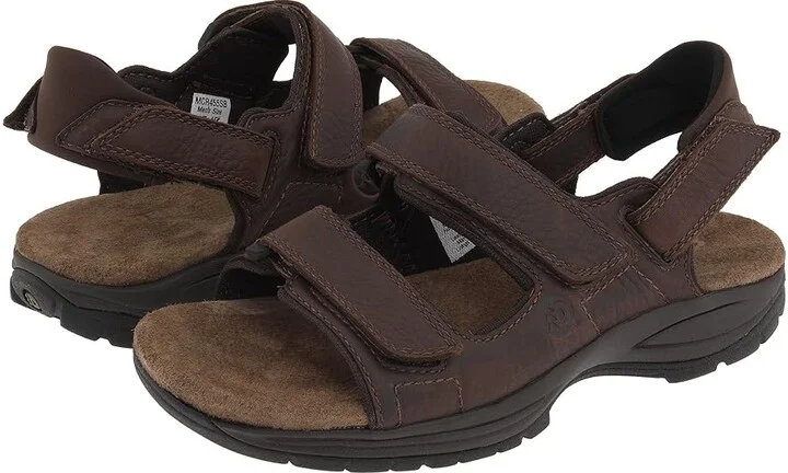 Dunham St. Johnsbury Men's Sandals Brown Leather : 7 D (M)