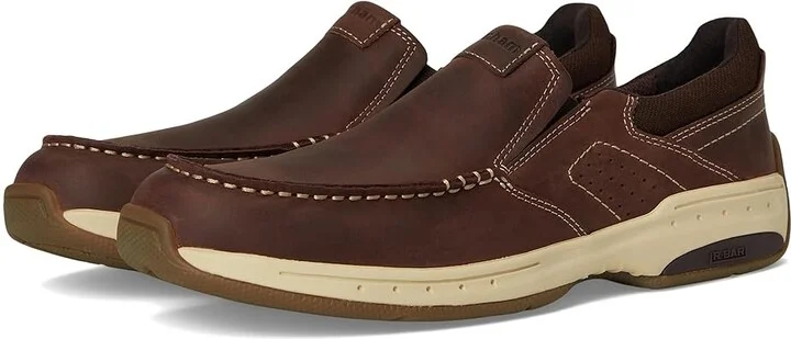 Dunham Waves Men's Shoes Dark Brown Leather : 10.5 4E