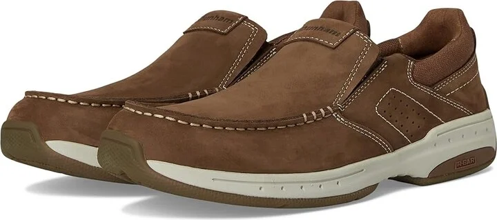Dunham Waves Men's Shoes Medium Brown Nubuck : 9.5 4E, Leather