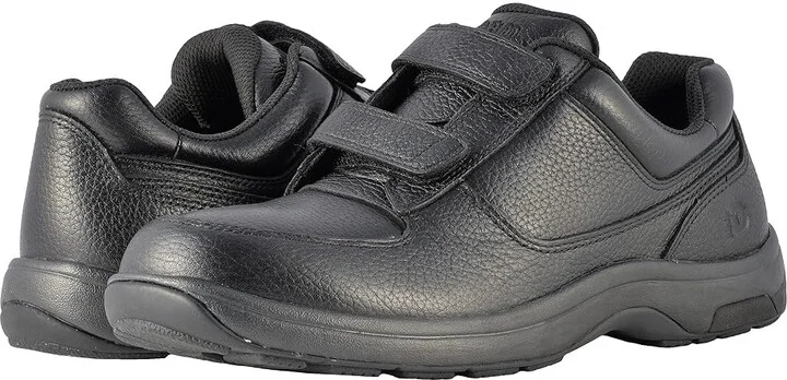 Dunham Winslow Waterproof Men's Hook and Loop Shoes Black Polishable Leather : 9 B (N)