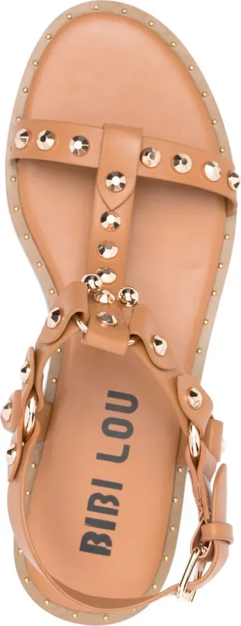 Dunia studded t-bar sandals - Image 4