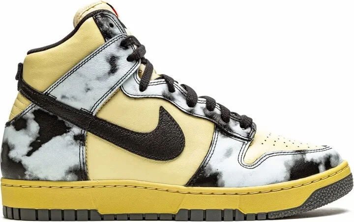 Dunk High 1985 SP "Black Acid Wash" sneakers