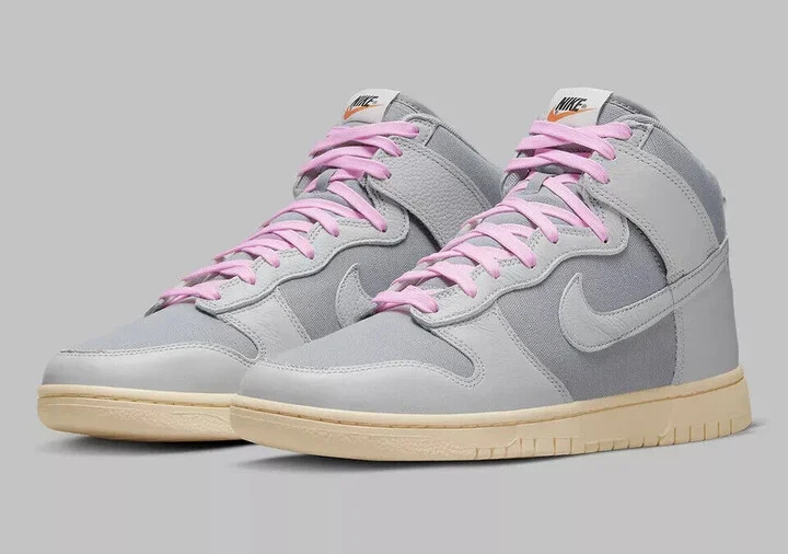 Dunk High Premium DQ8800-001 Sneakers Men 12.5 Gray Lifestyle Shoes RHS3263