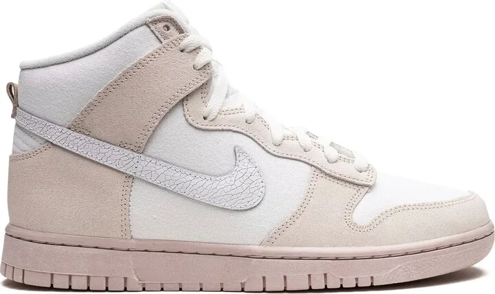 Dunk High Retro PRM "Cracked Leather Swoosh" sneakers
