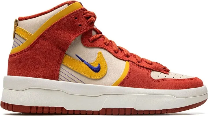 Dunk High Up "Dark Orange University Gold" sneakers