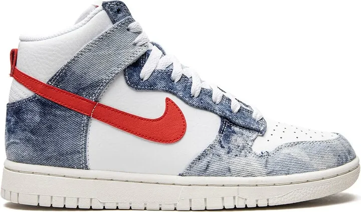 Dunk High "Washed Denim" sneakers