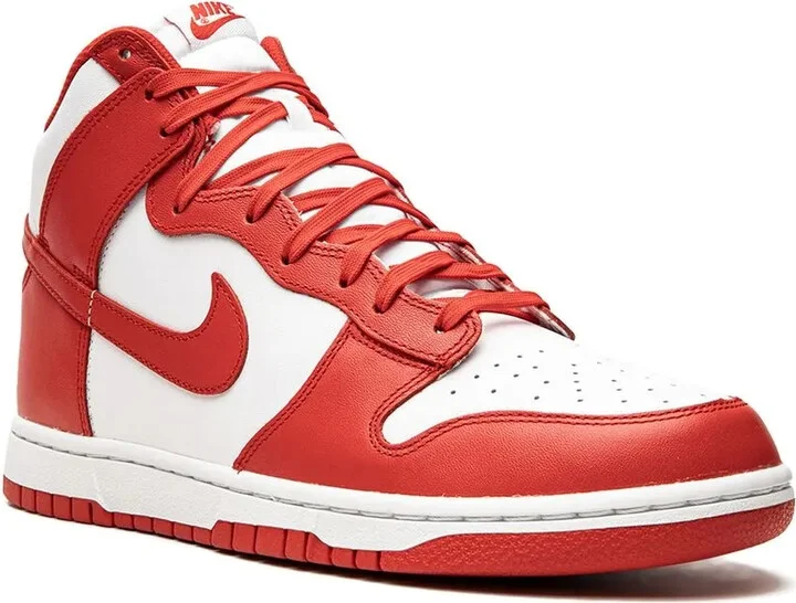 Dunk High "White/University Red" sneakers - Image 2