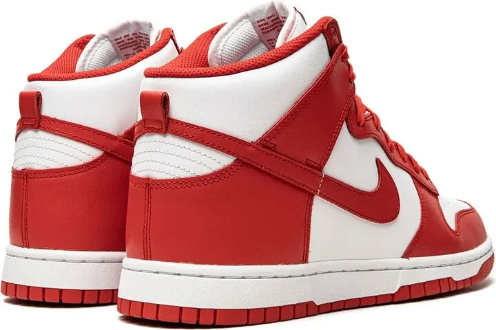 Dunk High "White/University Red" sneakers - Image 3