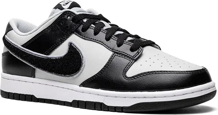 Dunk Low "Chenille Swoosh Black Grey" sneakers - Image 2