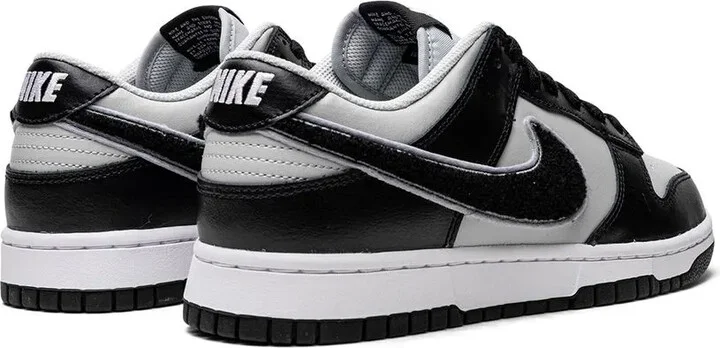 Dunk Low "Chenille Swoosh Black Grey" sneakers - Image 3
