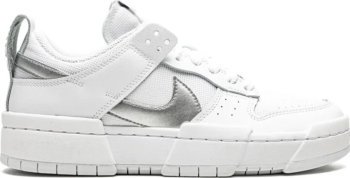 Dunk Low Disrupt "White Silver" sneakers