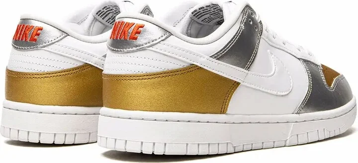 Dunk Low "Gold White Silver" sneakers - Image 3