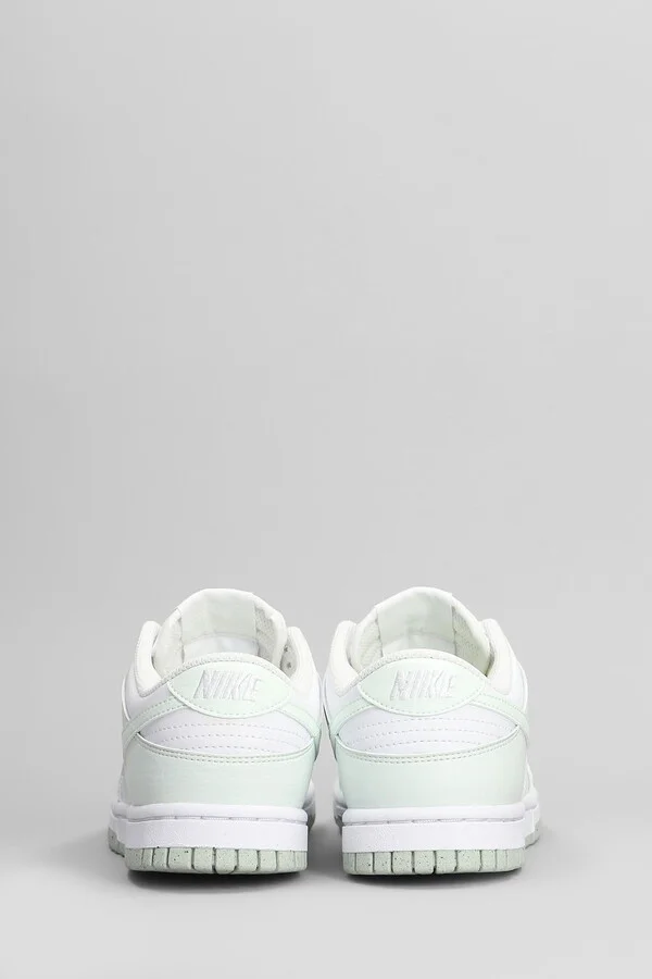 Dunk Low Next Nature Sneakers In Green Leather - Image 4