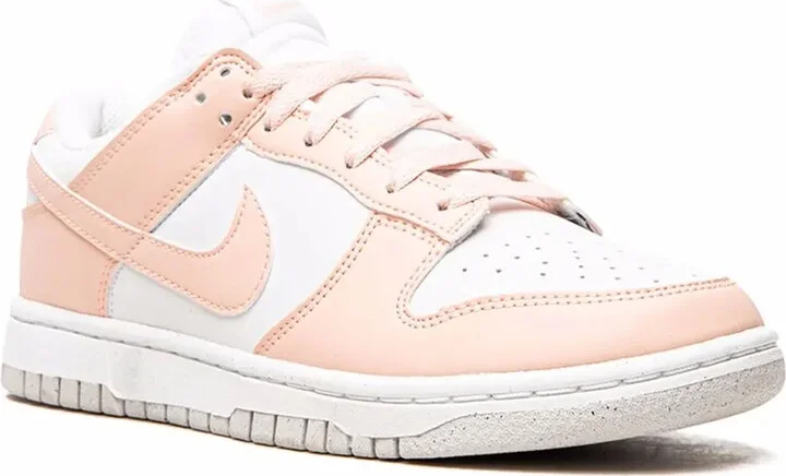 Dunk Low Next Nature "White/Pale Coral" sneakers - Image 2