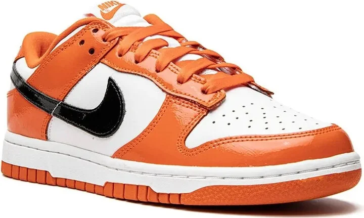 Dunk Low "Orange/Black Patent Leather" sneakers - Image 2