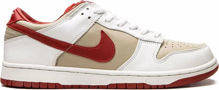 Dunk Low Pro "Light Stone/Varsity Red" sneakers