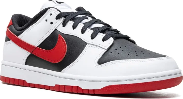 Dunk Low Retro "Black/University Red" sneakers - Image 2