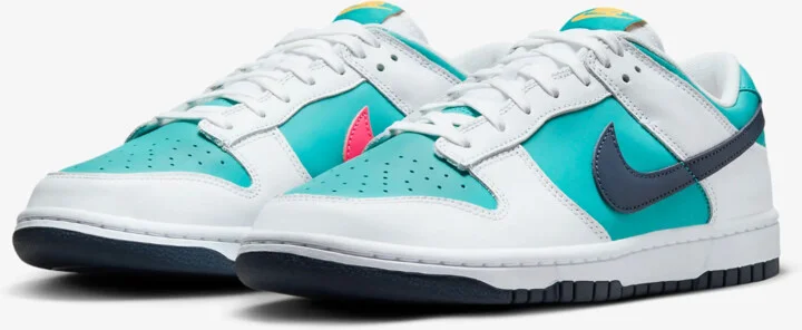 Dunk Low Retro HF4850-345 Sneakers Mens Dusty Cactus Leather Lace Up PSS181 (Blue,11)
