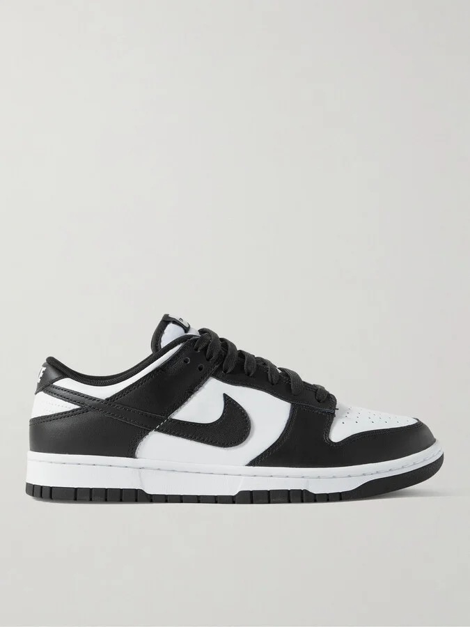 Dunk Low Retro Leather Sneakers