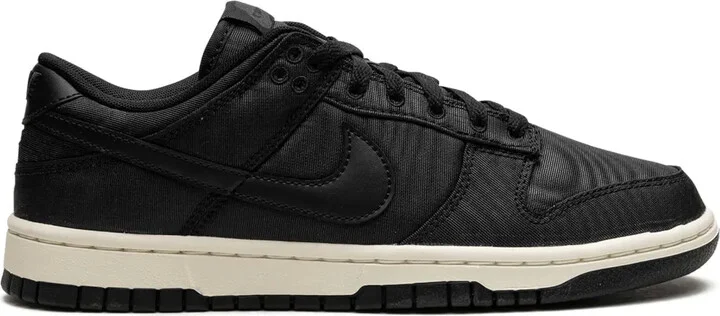Dunk Low Retro PRM "Black Canvas" sneakers