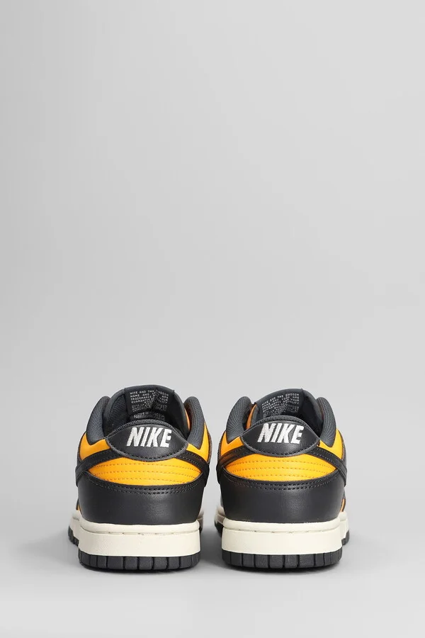Dunk Low Retro Sneakers In Orange Leather - Image 4