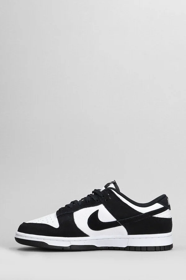 Dunk Low Retro Sneakers In White Suede And Leather - Image 3