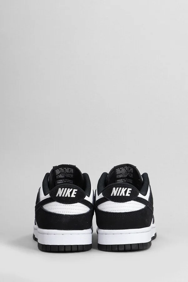 Dunk Low Retro Sneakers In White Suede And Leather - Image 4