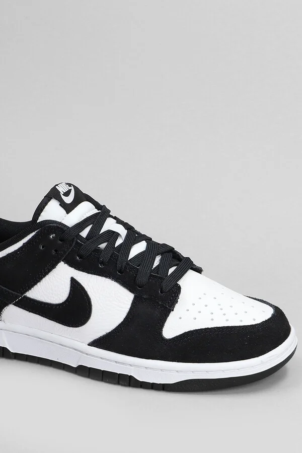 Dunk Low Retro Sneakers In White Suede And Leather - Image 5