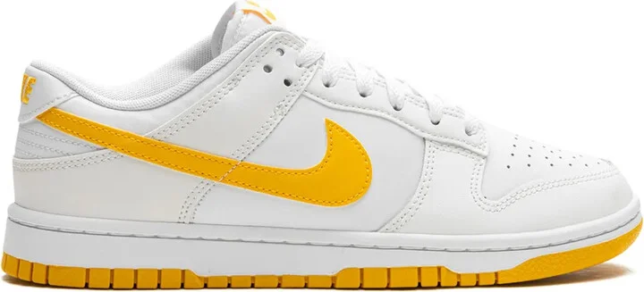 Dunk Low Retro "White/University Gold" sneakers