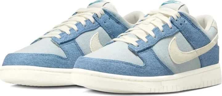 Dunk Low "Smokey Blue/Denim Turquoise/Ochre/Pale Ivory" sneakers - Image 2