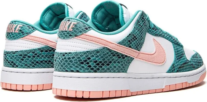 Dunk Low Snakeskin "Washed Teal/Bleached Coral" sneakers - Image 3