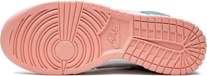 Dunk Low Snakeskin "Washed Teal/Bleached Coral" sneakers - Image 4