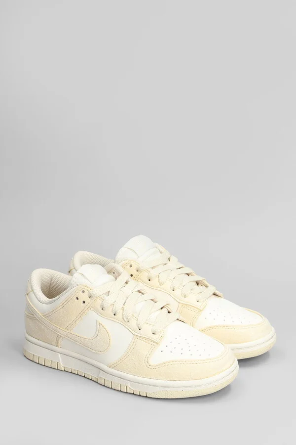 Dunk Low Sneakers In Beige Suede And Leather - Image 2