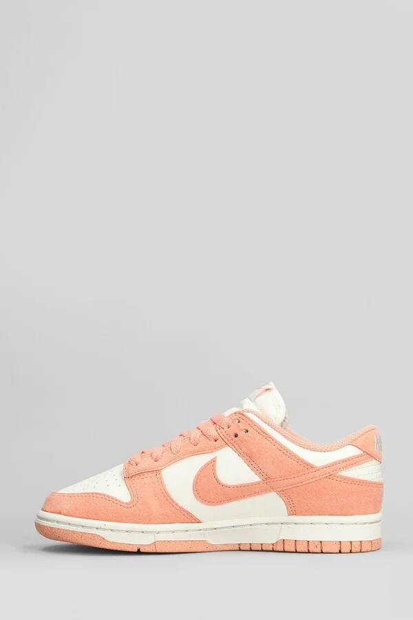Dunk Low Sneakers In Orange Suede And Leather - Image 3