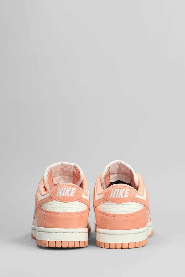 Dunk Low Sneakers In Orange Suede And Leather - Image 4