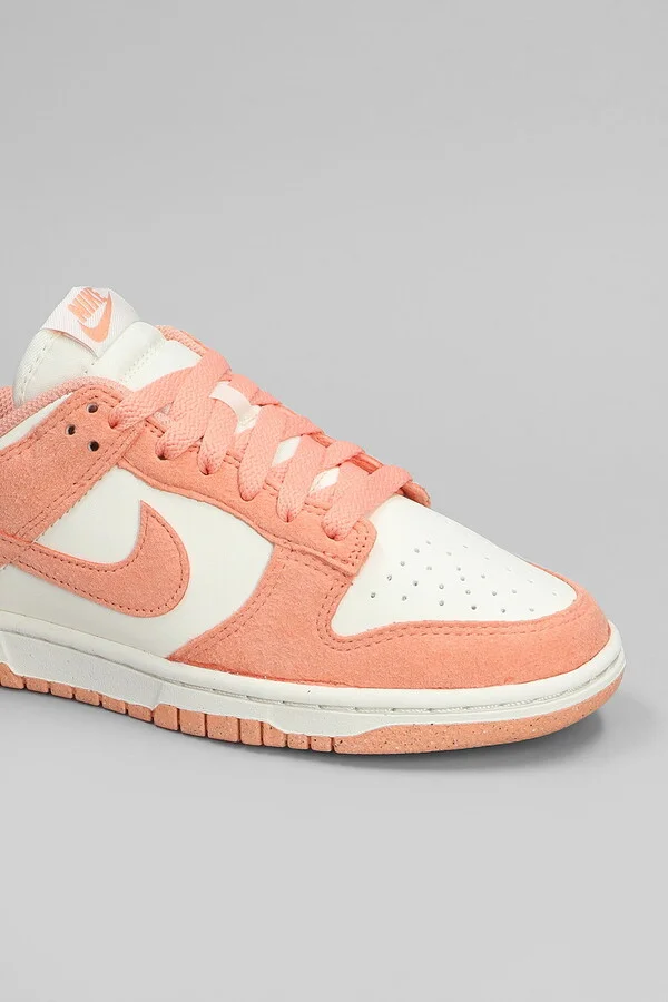 Dunk Low Sneakers In Orange Suede And Leather - Image 5