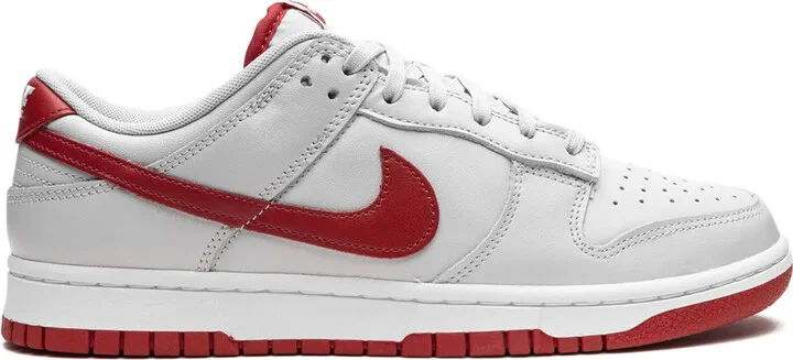 Dunk Low “Vast Grey/Varsity Red” sneakers