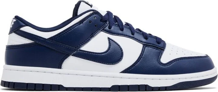 Dunk Low White Midnight Navy
