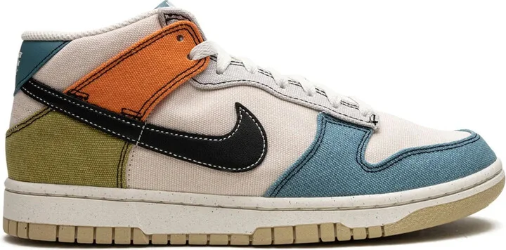 Dunk Mid "Pale Ivory/Multicolor" sneakers