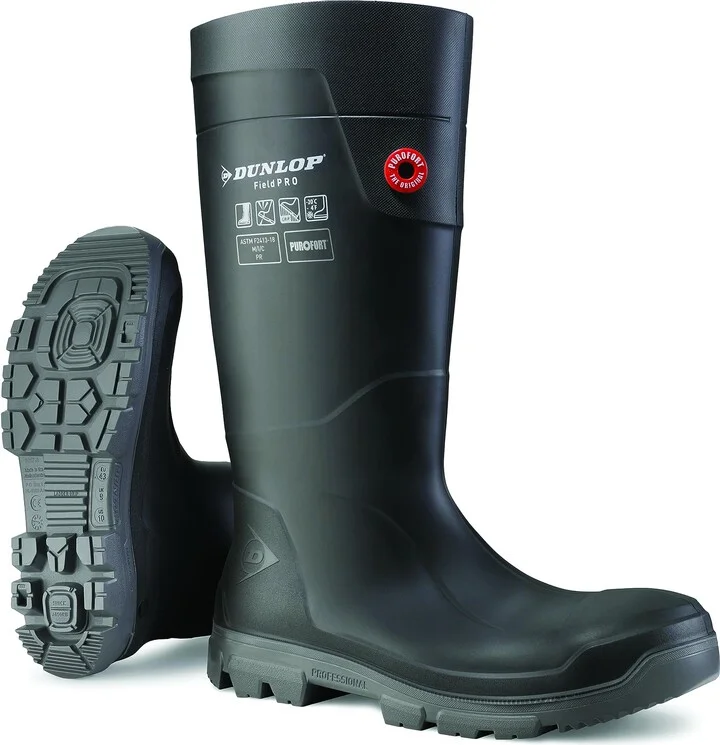 DUNLOP Purofort FieldPRO full safety (Charcoal/Grey) (LJ2JK01)